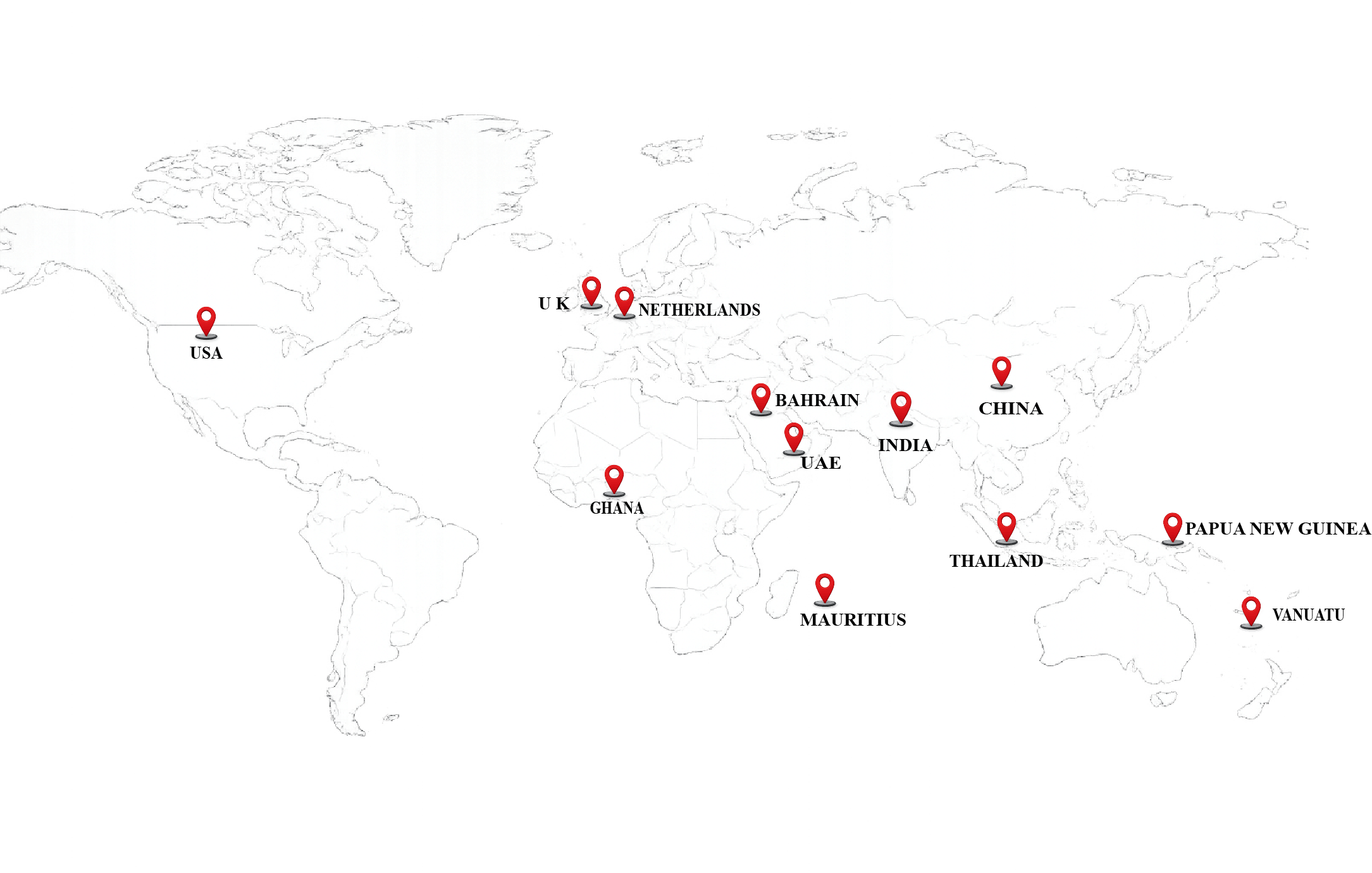Priniti Foods in international market.